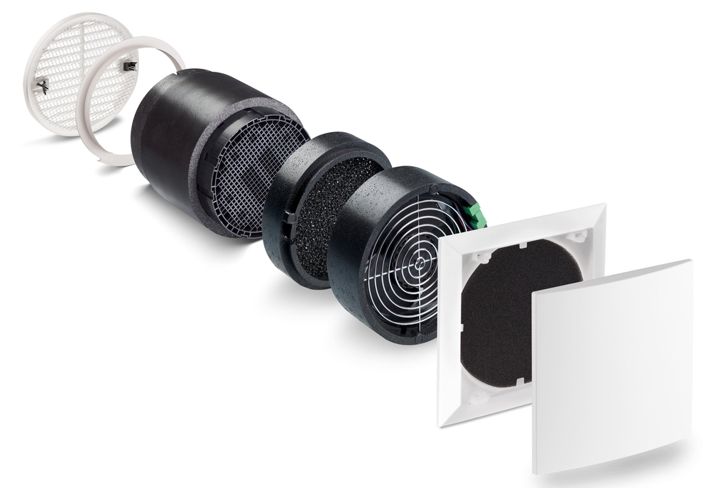 Desentral ventilasjon eller romventilator – vifte i veggen eller fullverdig balansert ventilasjonssystem. 